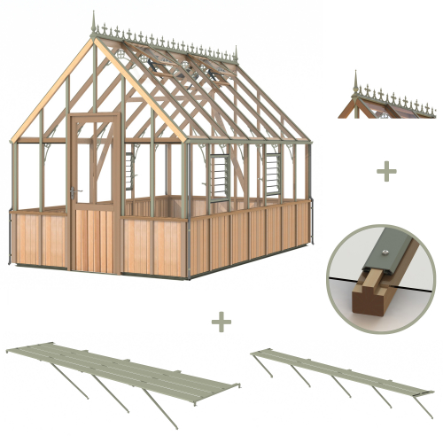 Cheltenham Victorian Cedar Greenhouse